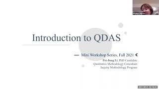 Introduction to QDAS [upl. by Ynottirb883]