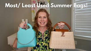 My 5 MOST and LEAST USED BAGS of SUMMER 2024 [upl. by Yanrahs]