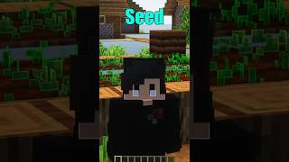 Minecraft But Crazy Spawn point minecraft minecraftshorts seed shorts gaming [upl. by Arrol]