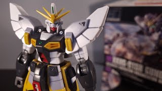 HG High Grade Sandrock Gundam Wing  1144 Gunpla Model Kit  Review [upl. by Alleuol]