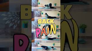 😎😎 7 easy yoga asanas for Back Pain Relief shorts backpain [upl. by Chaker]