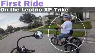 Lectric XP Trike First Ride [upl. by Esinahs]