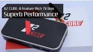 UGOOS X2 CUBE Amlogic S905X2 Android 9 Pie TV Box Review [upl. by Ailad]