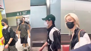 Stray Kids Arrival in Milan for IDays Festival 240708 [upl. by Fairfax85]