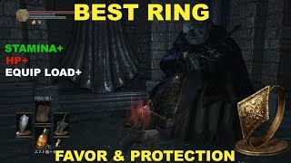 Dark Souls 3 HD Ring of Favor and Protection BEST RING IN GAME ゲームで最高のリング [upl. by Gherlein]