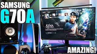 Samsung Odyssey G7 G70A Gaming Monitor Review [upl. by Anujra]