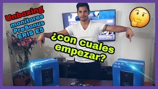 Valen la pena Monitores Presonus Eris E5 Unboxing 2024 ESPAÑOL Armando mi home studio [upl. by Cochard]