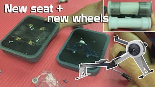 How to replace Seat  Seat Roller of Concept 2 Rower Model E D amp C [upl. by Letti]