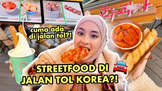 STREETFOOD KOREA YANG CUMA ADA DI JALAN TOL 🚘 GAK NYANGKA SEENAK INI 🥹 [upl. by Cheslie]