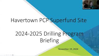 US Environmental Protection Agency Havertown PCP Superfund Site Update  November 19 2024 [upl. by Ahsai]