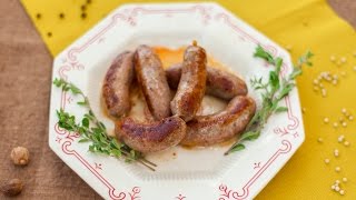 Saucisses maison épicées au boeuf et au porc [upl. by Ellenuahs]