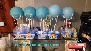 Dollar Tree DIY Baby Shower Decor  DIY Boy Baby Shower Centerpiece  dollar tree diy 2020 [upl. by Philomena817]