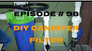 DIY canister filter for your aquarium powered by jebao DCT4000 [upl. by Suellen]