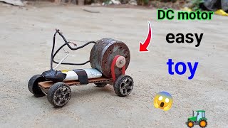 how to make a DC motor toy car [upl. by Lyndy159]