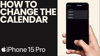 How to Change the Calendar on Iphone [upl. by Alverson951]