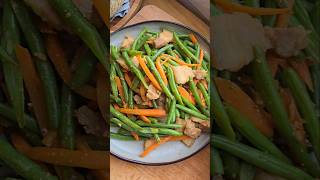 Haricot verts sauté  plat parfait pour la saison food cooking fyp fypシ゚viral [upl. by Airotel]