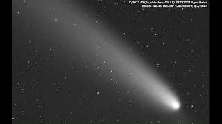 ☄️Comet C2023 A3 TsuchinshanATLAS at 800mm [upl. by Nitsrik]