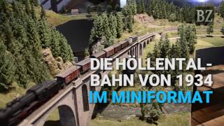 Modellbauer stellt historische Höllentalbahn im Miniformat nach [upl. by Humphrey30]