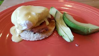 Homemade eggs benedict with hollandaise sauce [upl. by Boycey]