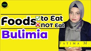 Bulimia Binge Diet Therapy  Nutrition amp Diet [upl. by Altaf]