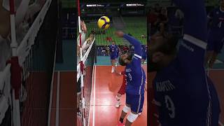 The Ngapeth Show 😎🔥 epicvolleyball volleyballworld volleyball [upl. by Asirral]