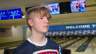 Bellmont freshman bowler Jayden Rosman full interview 1292024 [upl. by Isahella]