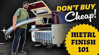 Metal Finishing 101 How to Rescue Cheap Bumpers  Chroming Prep Guide [upl. by Nnylharas79]