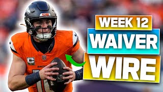 Top Waiver Wire Adds for Week 7  2024 Fantasy Football [upl. by Kester]