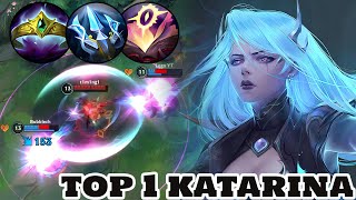 Wild Rift Katarina  Top 1 Katarina Gameplay Rank Season 11 [upl. by Nidnal940]