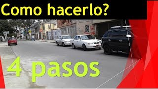 Estacionamiento paralelo fácil Como hacerlo en 4 pasos [upl. by Tap]