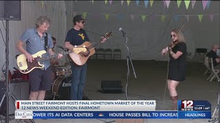 Main Street Fairmont hosts End of Summer Bash Hometown Market [upl. by Epolenep444]