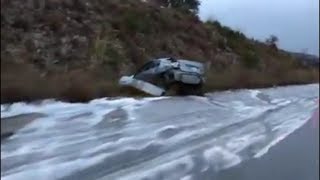 Salt Range Snowfall Kallar Kahar Lahore Motorway  Accidents due to hailstorm [upl. by Savvas]