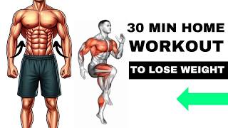 30 MIN HOME WORKOUT To Lose Weight  2 Weeks Shred Challenge [upl. by Herminia]