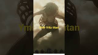 Ymir fritz founding titan [upl. by Ardet]