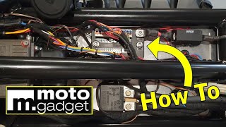 BMW K100 Motogadget Munit Wiring HowTo [upl. by Knighton]