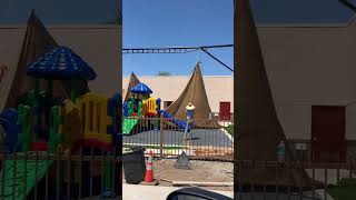 Quechan Childcare Playground Build Aug 2024 Phase 6 construction landscaping shorts YDC [upl. by Eilatan]