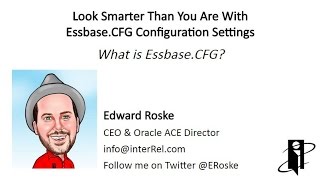 What is EssbaseCFG [upl. by Evatsug]