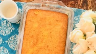 Easy Cake Cornmeal Coconut Cake [upl. by Catina]