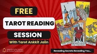 LIVE Tarot Card Reading  Intuitive Reading  Tarotologist  Revealing Secrets  Tarot Ankkit Jaiin [upl. by Sgninnej]