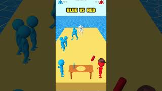 Blue amp Red 🔥 Bottle Flip Clash 💙 foryou funnyvideo GWB9T4 videogames shorts [upl. by Medarda]