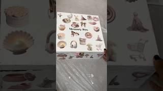 Make a memory box with me  memorybox shorts memories minivlog craft craftideas [upl. by Aivax]