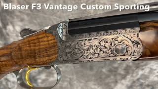 Blaser F3 Salzmann Custom Scroll Vantage Sporting 12GA 32″ 902 at Pacific Sporting Arms [upl. by Tarrsus]