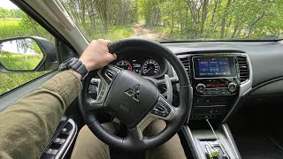 Mitsubishi L200 VI 22 Diesel 185 HP  Test Drive 133  POV Driver TV [upl. by Cathrin]