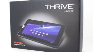 Toshiba Thrive Video Review [upl. by Lobell173]