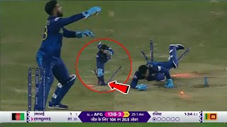 Kusal Mendis Newbie wicketkeeping  Kusal Mendis viral video  afg vs sl match [upl. by Wiebmer]