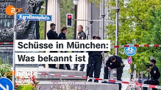 Möglicher Anschlag in München vereitelt – 18Jähriger aus Österreich erschossen  ZDFheute live [upl. by Boyt]