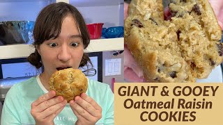 Famous GOOEY Levain Bakery Oatmeal Raisin Cookie Recipe Part 3 [upl. by Bittencourt]