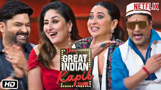 The Great Indian Kapil Show Season 2 Episode 4 with Kareena and Karishma Kapoor Review [upl. by Morissa]