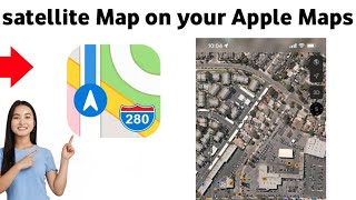 How to activate satellite map on your Apple Maps 2025 [upl. by Thorne126]