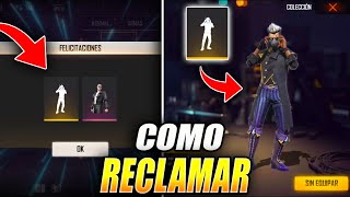 CÓMO CONSEGUIR el NUEVO EMOTE MÍRAME en FREE FIRE y NUEVA SKIN de COLABORACION RECLAMA YA [upl. by Macleod]